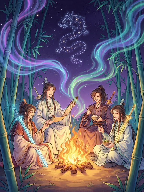 黄色仓库生活动漫-聚会